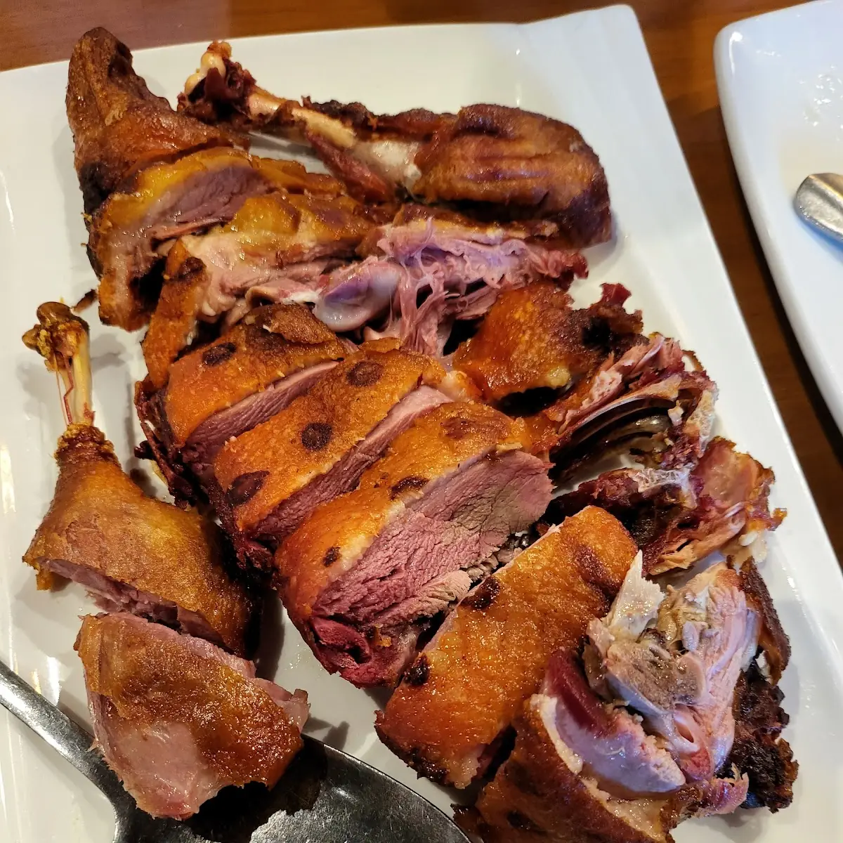 Tea Smoked Duck Bone in 樟茶鸭